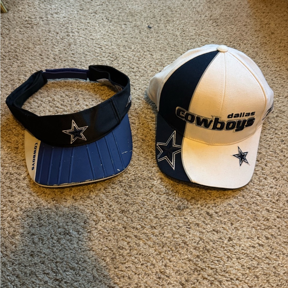 Dallas Cowboys Hat and Visor Bundle
